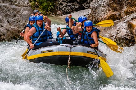Canoé, kayac, rafting, sports d’eau vive